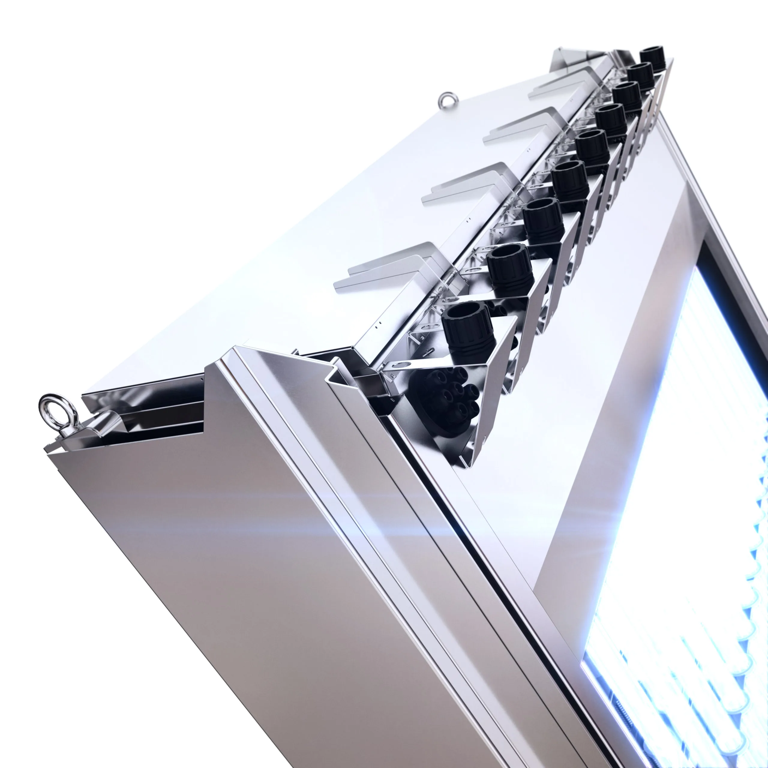 inclined open channel uv system